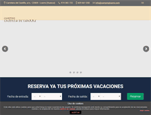 Tablet Screenshot of campingloarre.com